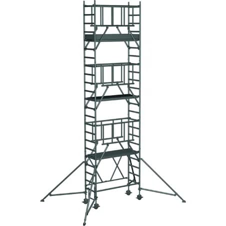 Складная вышка Zarges CompactMaster S-PLUS 1T площадка 0,6х1,8 м высота 5,65 м 53151