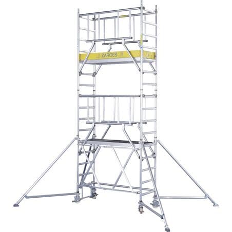 Складная вышка Zarges CompactMaster S-PLUS 1T площадка 0,6х1,8м высота 1,75м 53099
