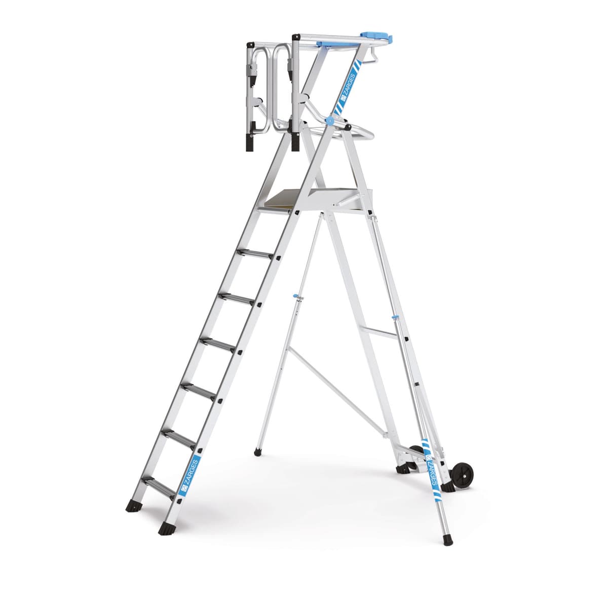 Стремянка с большой площадкой Zarges ZAP Safemaster Max S 7 ступеней 41444