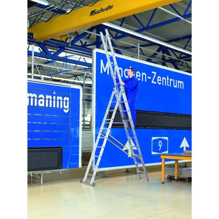 Трёхсекционная многоцелевая лестница Zarges Skymaster X ступени 3х6 41536