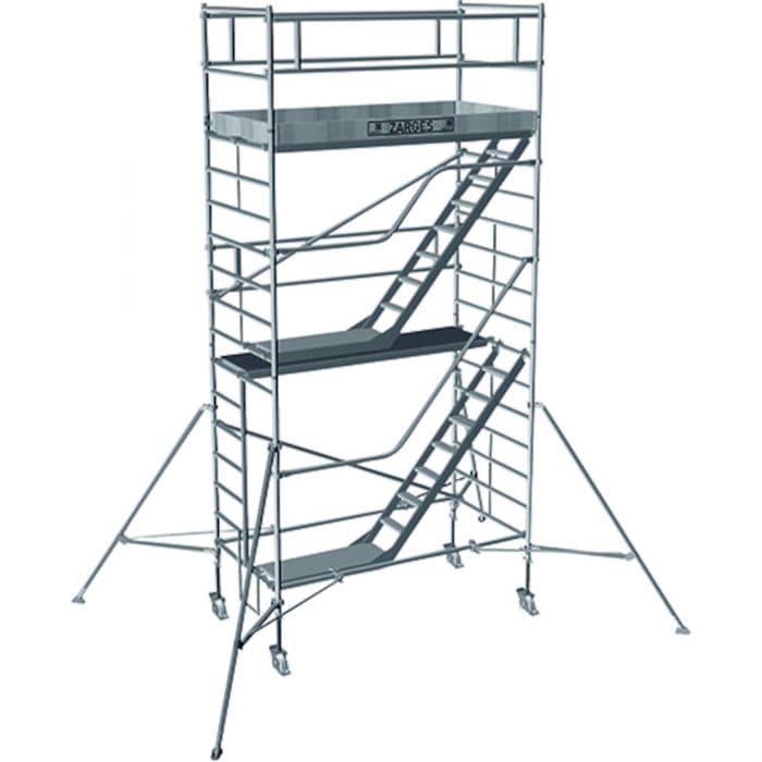 Складная вышка Zarges MultiTower 2DT площадка 1,2х1,8 м., высота 4,45 м. 53043
