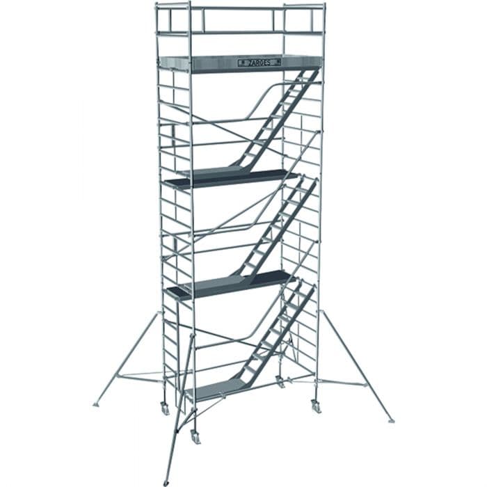 Складная вышка Zarges MultiTower 2DT площадка 1,2х1,8 м., высота 6,4 м. 53063