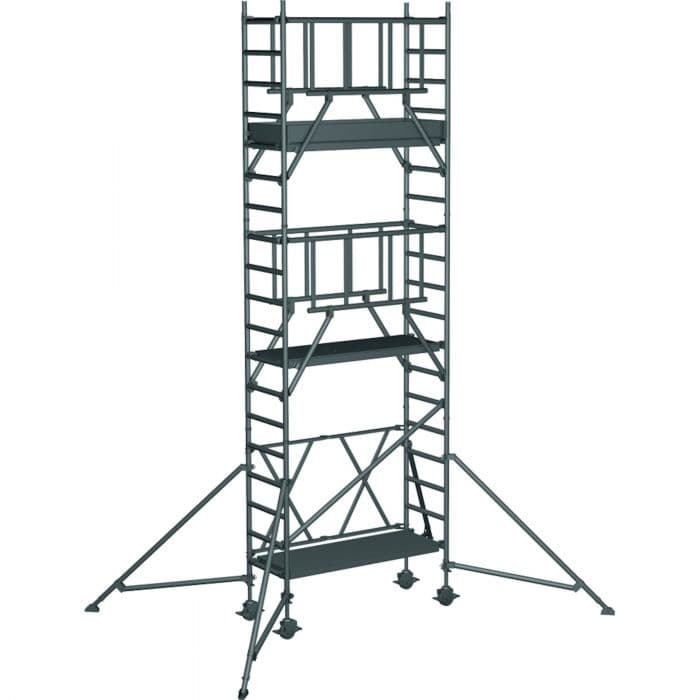 Складная вышка Zarges CompactMaster S-PLUS 2T площадка 1,2х1,8 м высота 4,55 м 53241