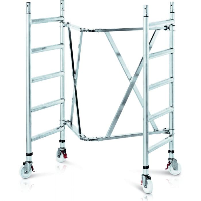 Складная вышка Zarges CompactMaster 1T площадка 0,6х1,8м высота 0,95 м 53300