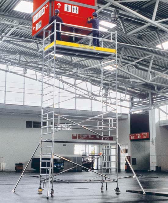 Складная вышка Zarges MultiTower 2T площадка 1,2х2,5 м., высота 3,6 м. 52433