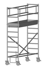 Складная вышка Zarges MultiTower 1T площадка 0,6х2,5 м., высота 10,35 м. 52103