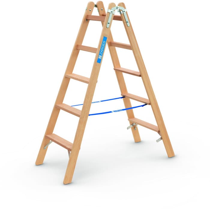 Стремянка деревянная Zarges Crestastep B ступени 2x5 40026