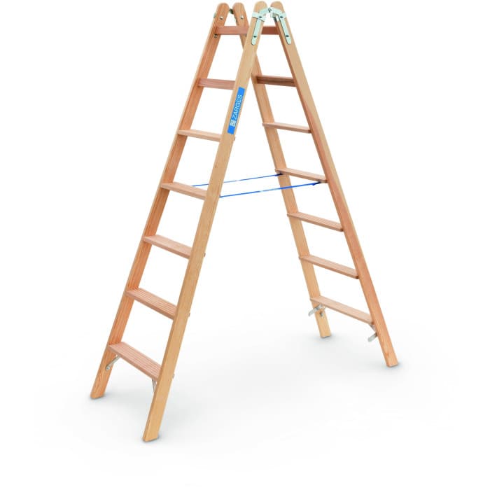 Стремянка деревянная Zarges Crestastep B ступени 2x7 40028