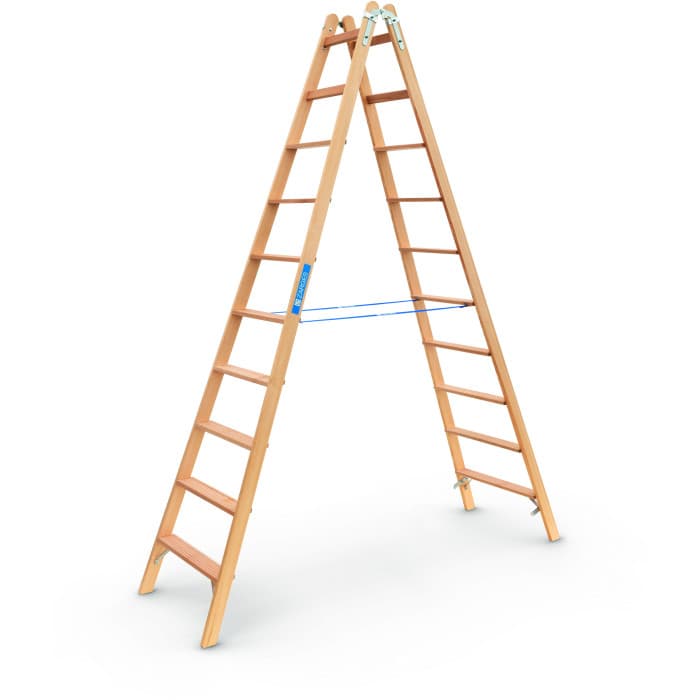 Стремянка деревянная Zarges Crestastep B ступени 2x10 40030