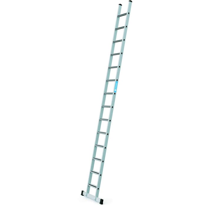 Лестница приставная с завальцованными ступенями Zarges Saferstep L 14 ступеней 41364