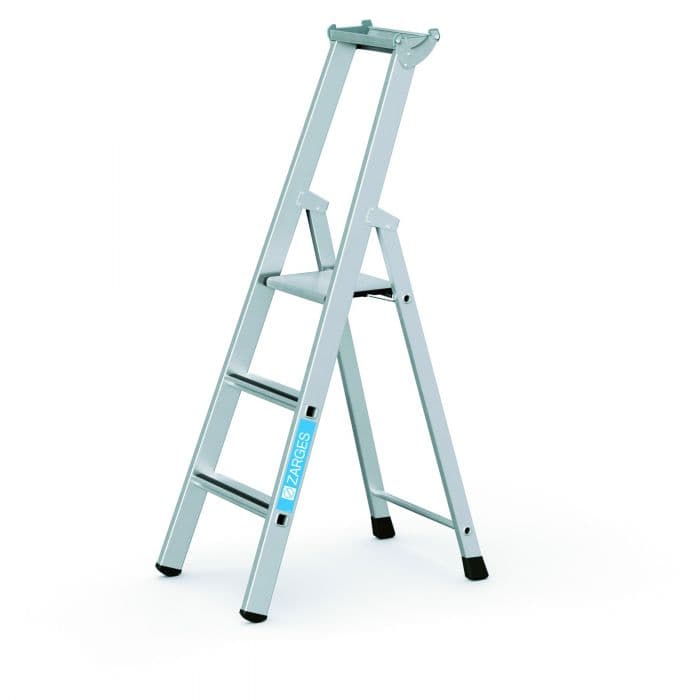Стремянка с завальцованными ступенями Zarges Saferstep S 3 ступени 41373