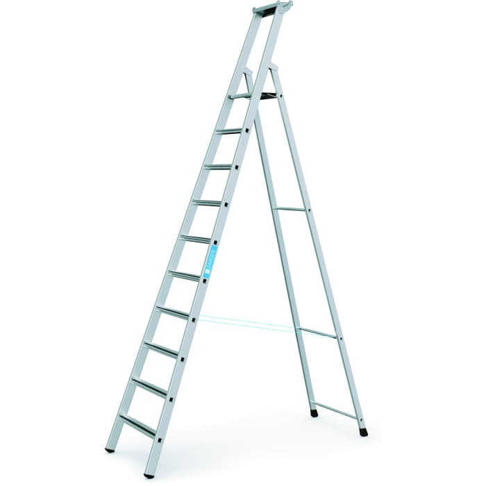 Стремянка с завальцованными ступенями Zarges Saferstep S 10 ступеней 41380