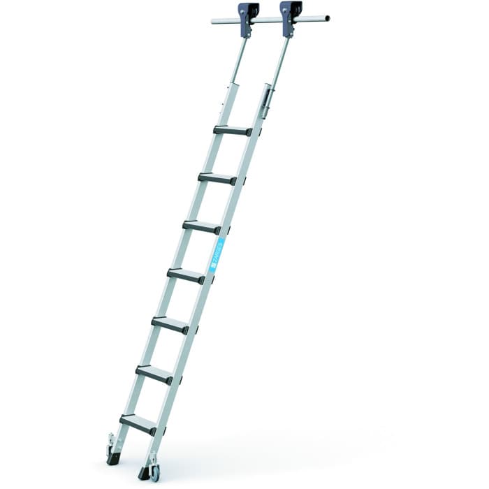 Передвижная стеллажная лестница Zarges Comfortstep Trec LH 7 ступеней 41413