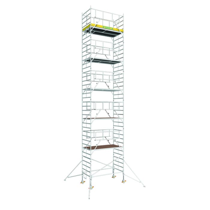 Складная вышка Zarges MultiTower S-PLUS 2T площадка 1,2х1,8 м высота 10,35 м 52515
