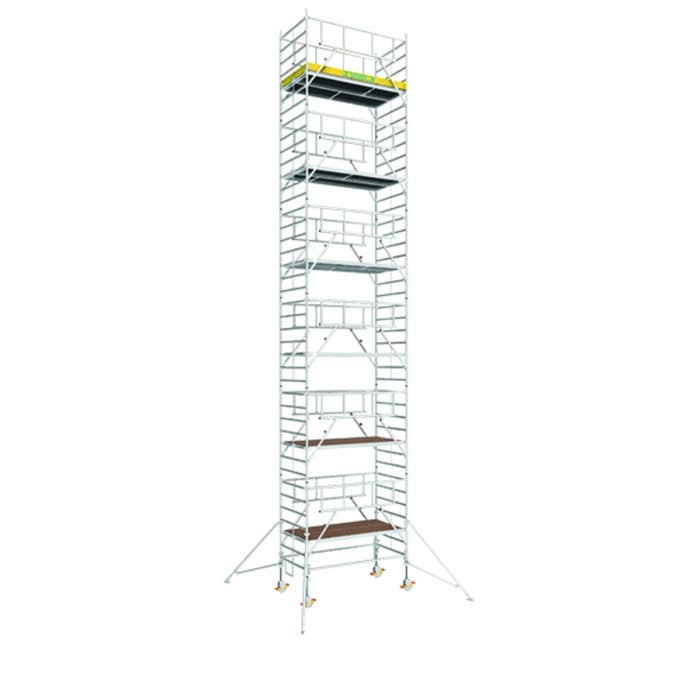 Складная вышка Zarges MultiTower S-PLUS 2T площадка 1,2х1,8 м высота 11,2 м 52525