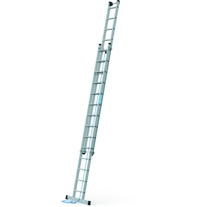 Двухсекционная лестница с тросовой тягой Zarges Skyline 2E ступени 2x14 40206