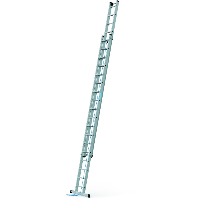 Двухсекционная лестница с тросовой тягой Zarges Skyline 2E ступени 2x18 40208